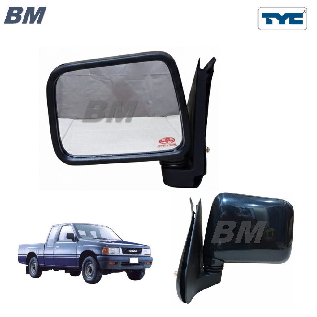 กระจกมองข้าง มังกรทอง ISUZU TFR ปี 1991 1992 1993 1994 1995 1996  * ตราเพชร 15-84100_