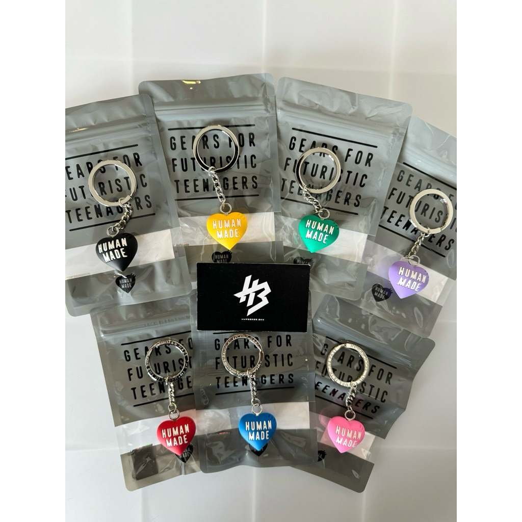 [ของแท้] พวงกุญแจ HUMAN MADE HEART RUBBER KEYCHAIN พร้อมส่ง