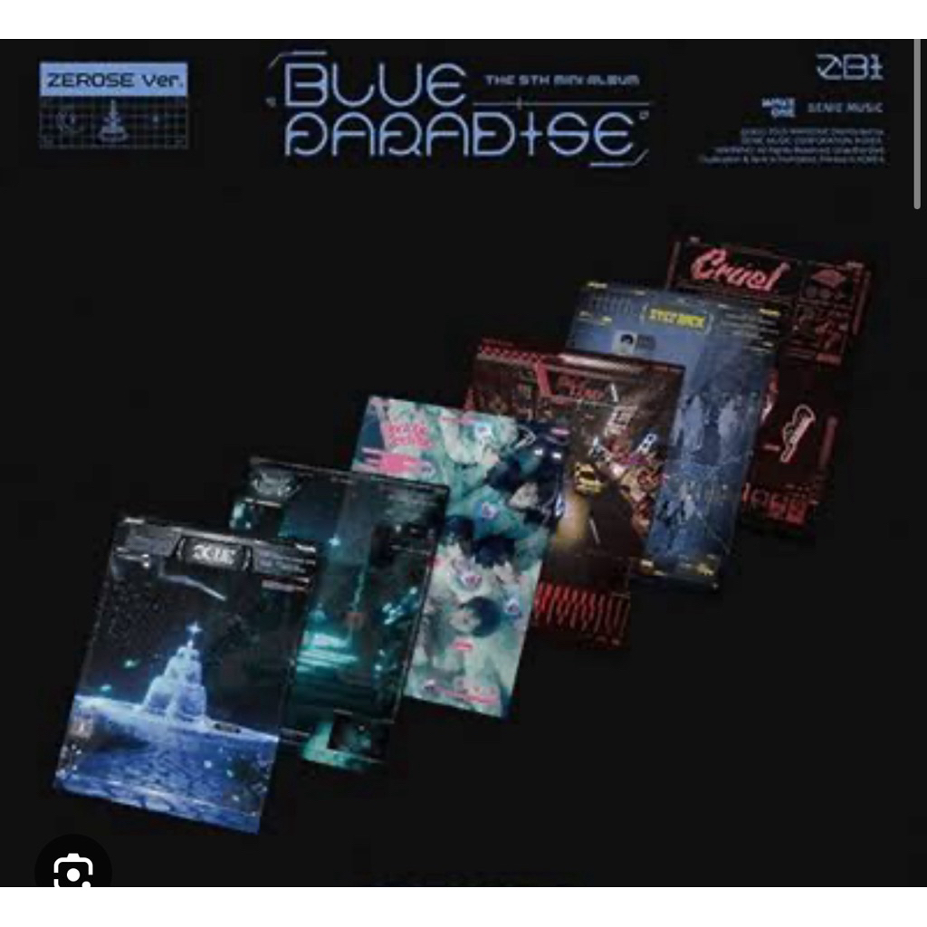 พร้อมส่ง zerobaseone เจเบวัน ZB1 blue paradise zerose ver ไม่แกะ ของครบ ของใหม่
