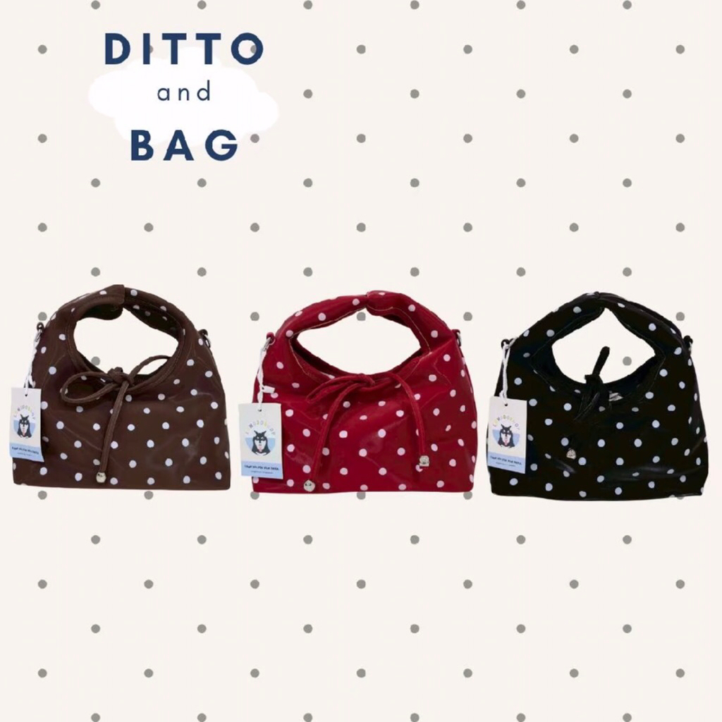 [NEW ARRIVAL] กระเป๋าสะพาย Ditto bag หนัง PU แถมฟรี! สายสะพายยาว ตัวปิดกระเป๋าเป็นแม่เหล็ก