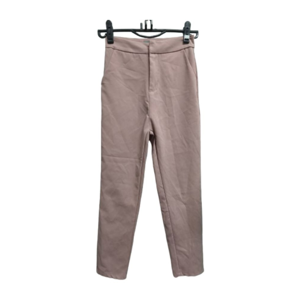 กางเกงขายาวสีชมพู XS