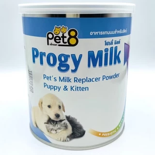 Pet8 Progy Milk/ Goamalac นมผง สำหรับสัตว์ นมผงลูกสุนัข ลูกแมวแมว 250-200 g