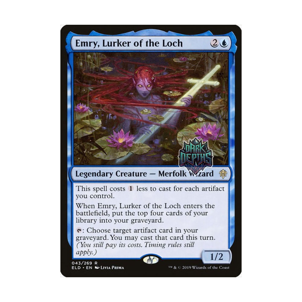 [MTG] Emry, Lurker of the Loch [ELD] [BLUE] [CREATURE] [R] - Magic the Gathering SINGLES