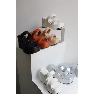 YOURSHOES L6 / รองเท้าส้นตึกสูง 4นิ้ว รองเท้าสุขภาพพื้นนุ่ม