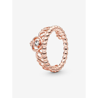 (ของแท้💯 พร้อมส่ง🔥) Pandora Princess Tiara Crown Ring 14k ro…