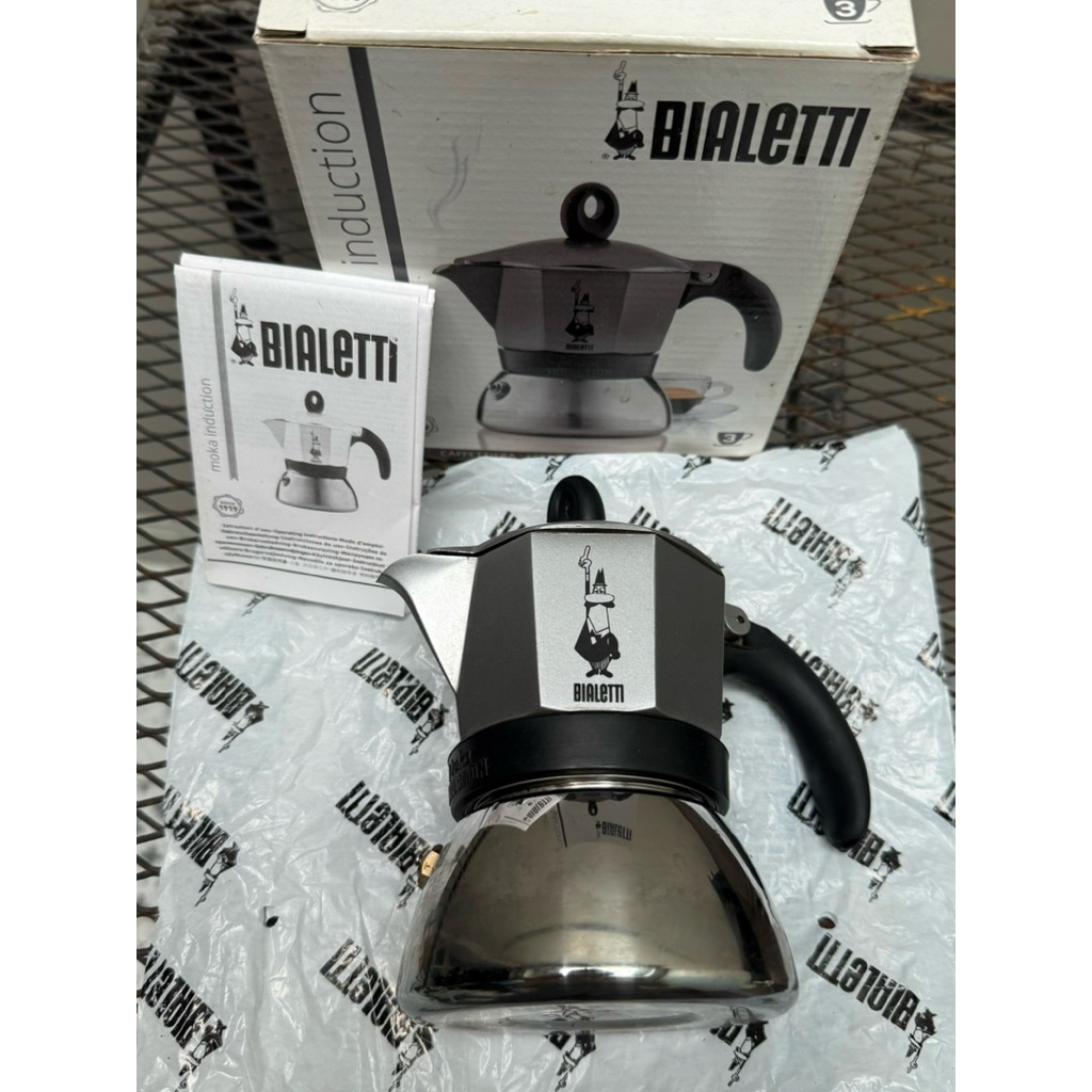 Bialetti Moka Pot 3 Cup มือสอง ใช้งานน้อย
