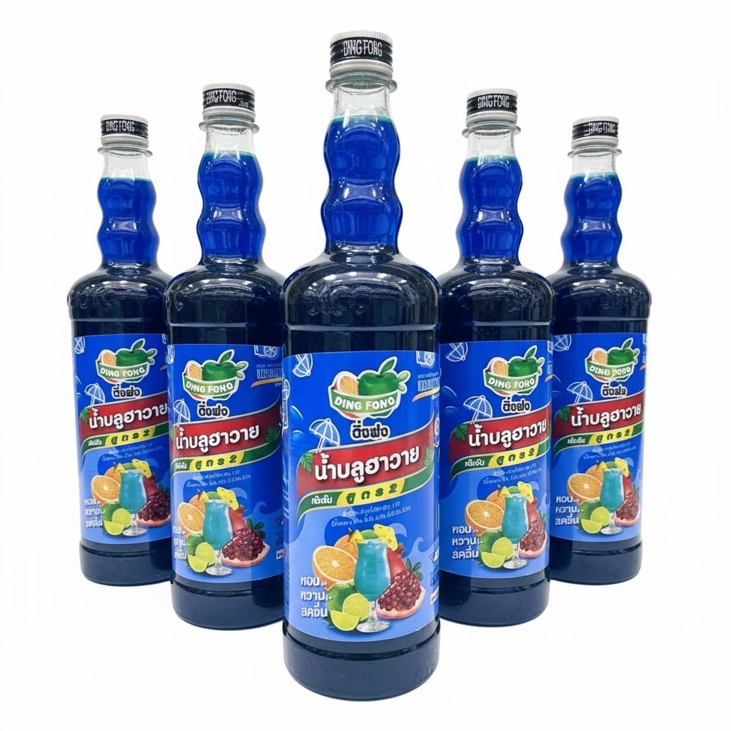 น้ำผลไม้ ติ่งฟง บลูฮาวาย ขนาด 760 ml