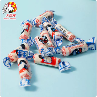 ไวท์แรบบิท ครีมมี่แคนดี้ (ลูกอมรสนม) 大白兔奶糖 114g/227g Creamy Candy(White Rabbit Brand)