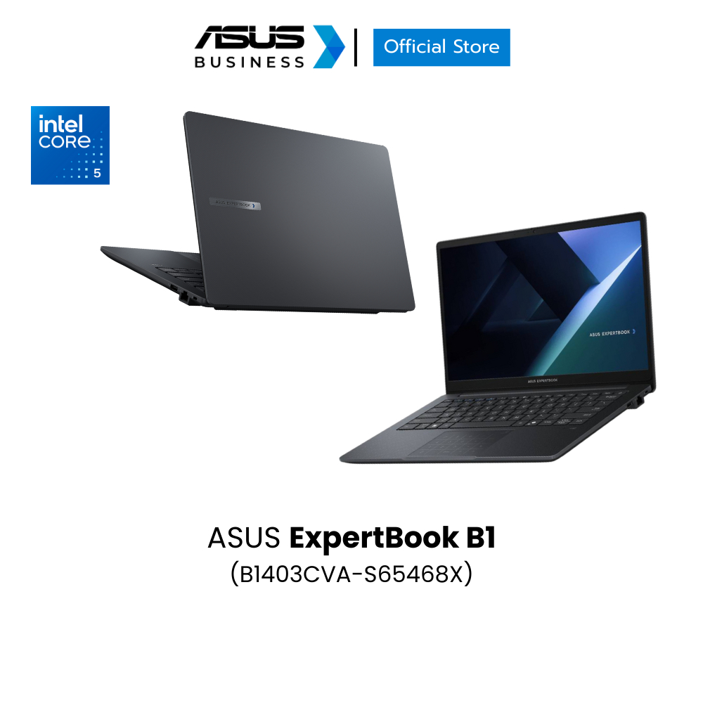 ASUS ExpertBook B1 (B1403CVA-S65468X) 14" FHD (1920x1080), Intel® Core™ 5 120U, 16GB, 512GB SSD, Win