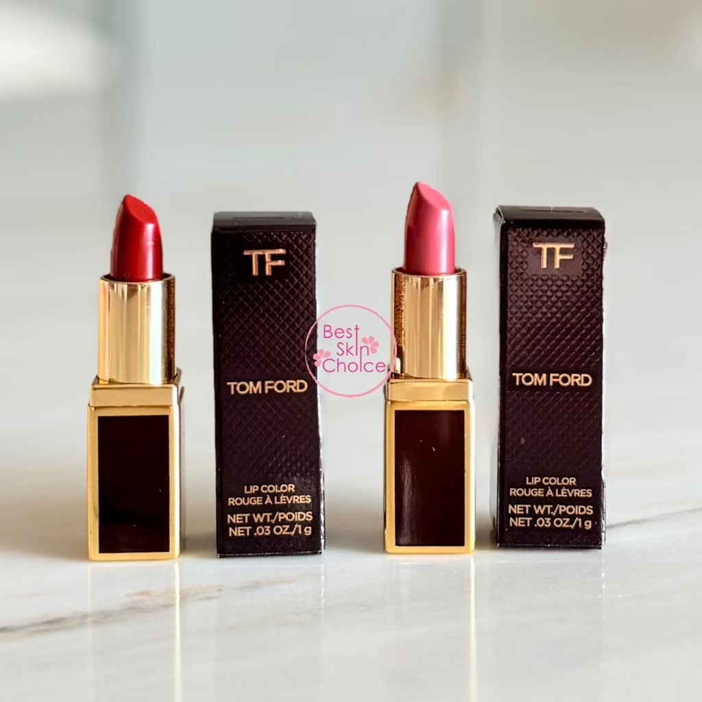 ลิปสติกไซส์มินิ เนื้อแมท ติดทนนาน TF Lip Color Rouge A Levres 1g สี 03 Casablanca และ 16 Scarlet RougeN3 west coast19 ru