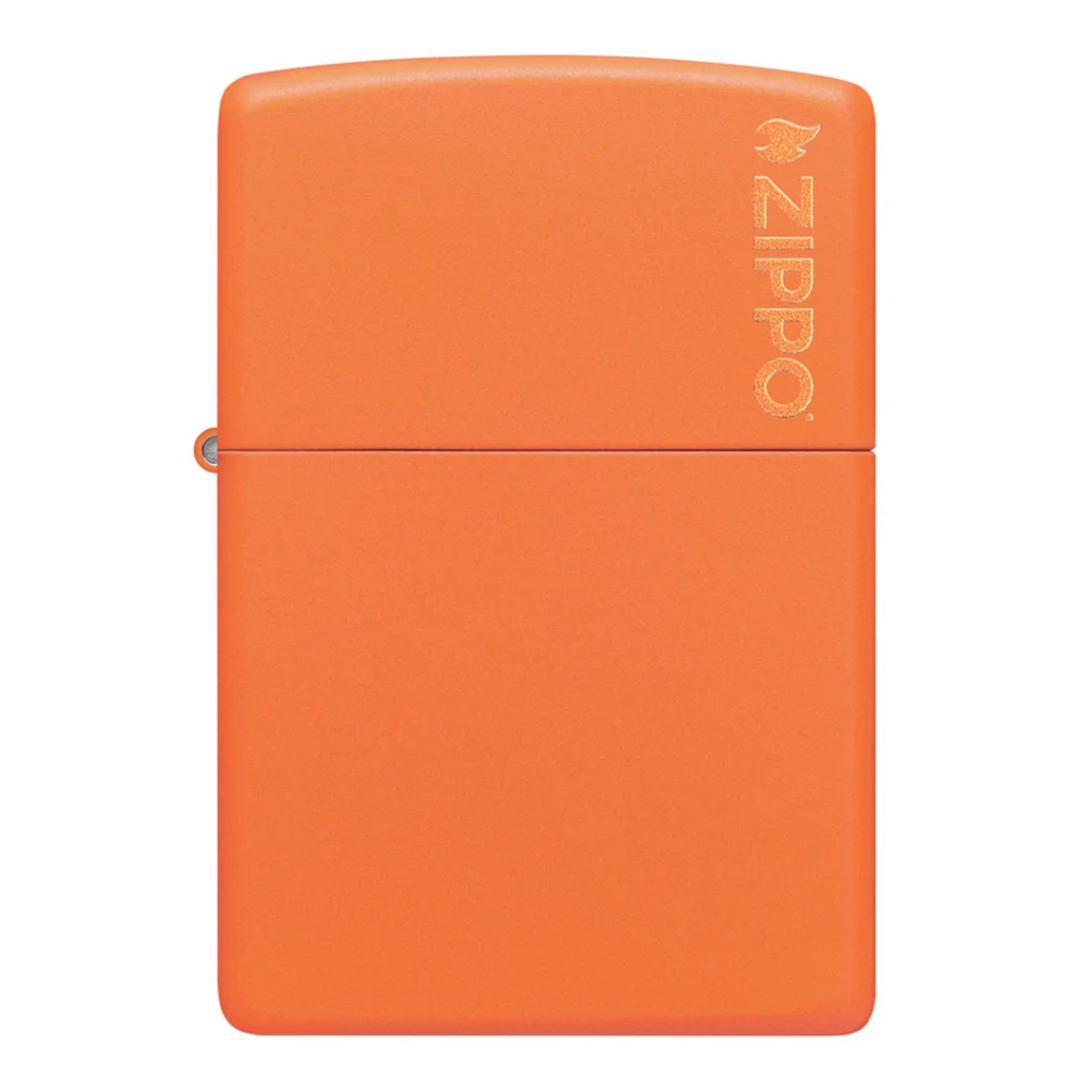 ซิปโป้ รุ่น 231ZL ORANGE MATTE W/ZIPPO LOGO ของแท้ รับประกันตลอดชีวิต นำเข้าและจำหน่ายโดยตัวแทนจำหน่าย