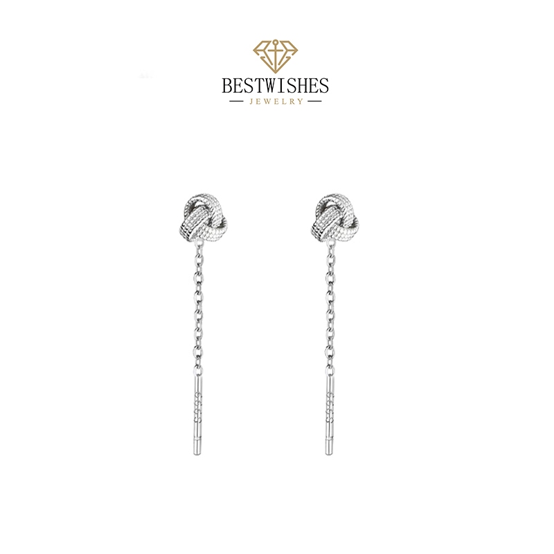 BW Jewelry ต่างหู ต่างหูพู่ ต่างหูเงิน ต่างหูแฟชั่น สินค้าใหม่ ของขวัญ E023H