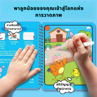 สมุดวาดรูป , ฝึกสมาธิ，หนังสือวาดภาพสีน้ำวิเศษ,ของเล่นเด็ก,ชุดหนังสือวาดภาพ, หนังสือกราฟฟิตี, ของเล่นที่ล้างทำความสะอาดได