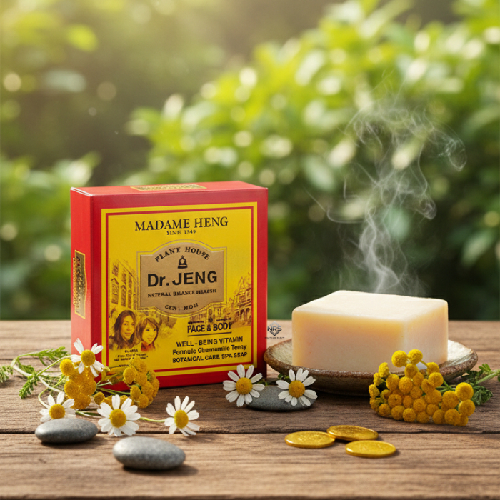 สบู่สมุนไพร Madame Heng สูตร Dr.Jeng Well-Being Vitamin Botanical Care Spa Soap ขนาด 150 กรัม x 3 ก้อน