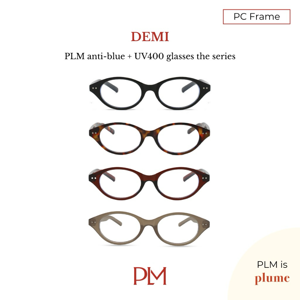 plume.bkk แว่นกรองแสงสีฟ้า รุ่น ‘Demi’ glasses