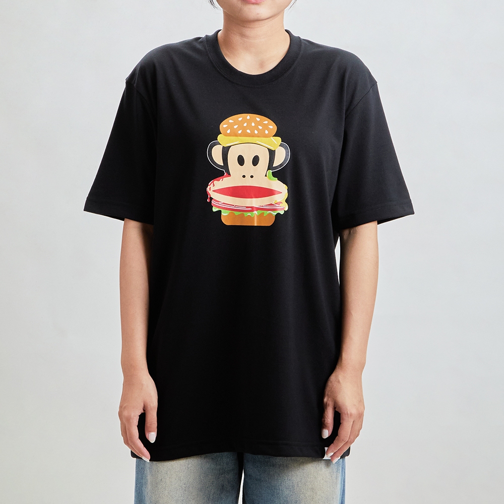 PAUL FRANK เสื้อยืดใส่ได้ทั้งชายและหญิง JULIUS BURGER CRAZE