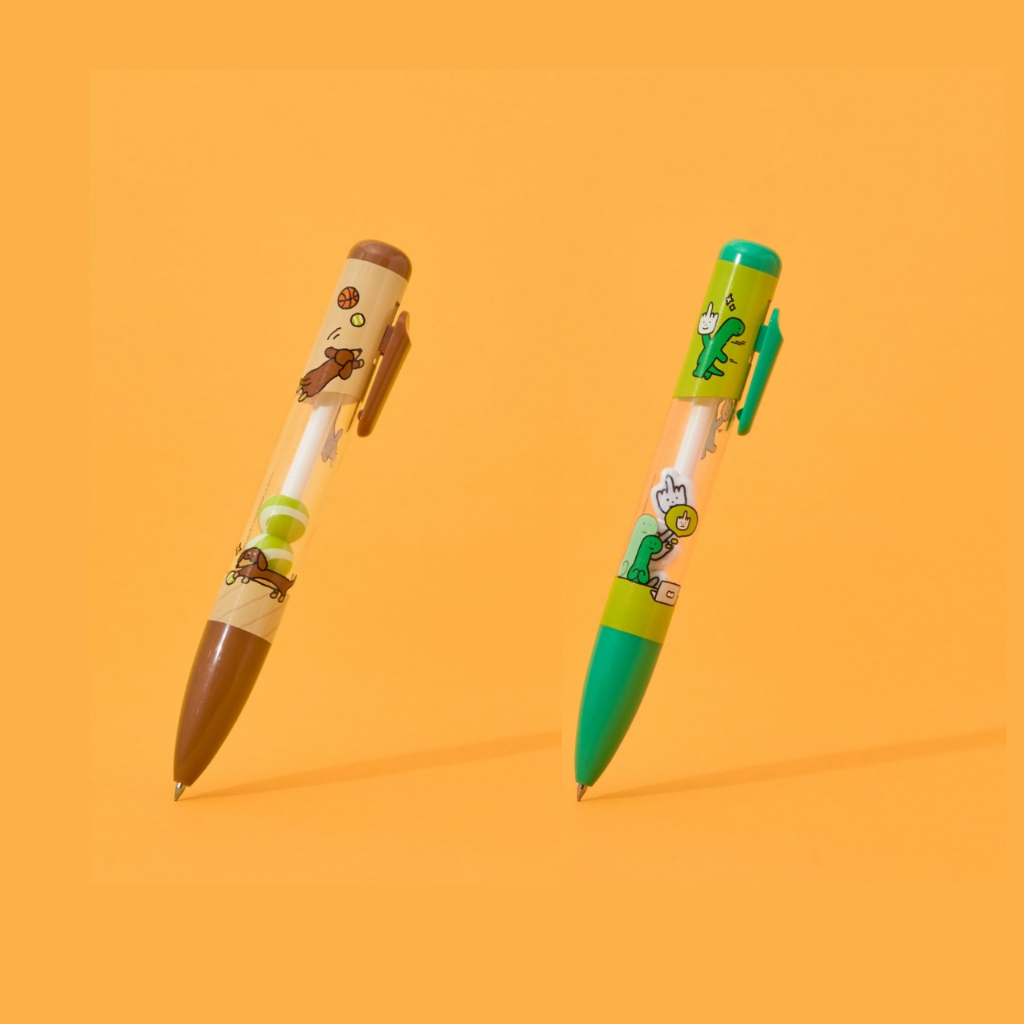 JOGUMAN Brachio Throw Away Beads Ball Pen ปากกาหมึกดำ