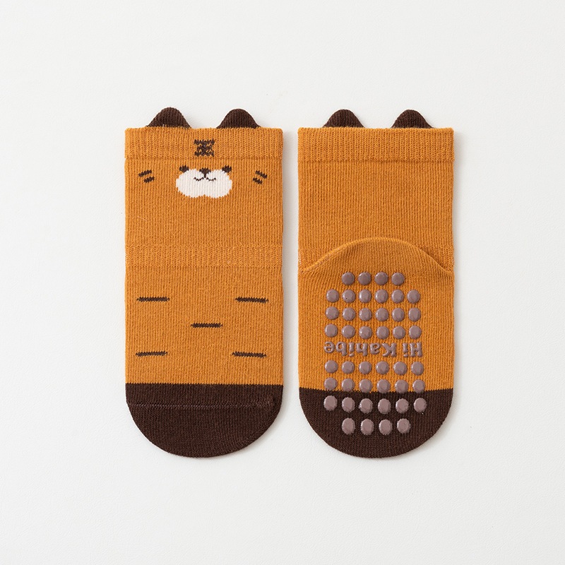 ถุงเท้าเด็กอ่อน 0-6 เดือน ลาย Animal [พร้อมส่ง] ถุงเท้าเด็กแรกเกิด มีกันลื่น - รูปที่ 7