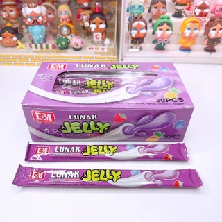 ซูกัสเเท่งยาวสอดไส้ผลไม้เปรี้ยว 1 กล่อง 30 ชิ้น