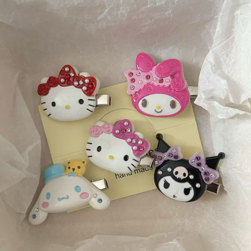 🌷พร้อมส่งจากไทย🌷GF-05กิ๊บติดผมการ์ตูนsarioซาริโอเพรช 1ชิ้น กิ๊บติดผมแฟชั่น กิ๊บติดผมการ์ตูน