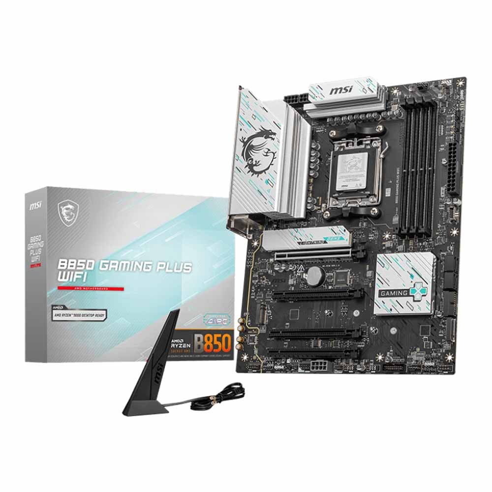 MAINBOARD (เมนบอร์ด) MSI B850 GAMING PLUS WIFI (AMD SOCKET AM5 DDR5 ATX)