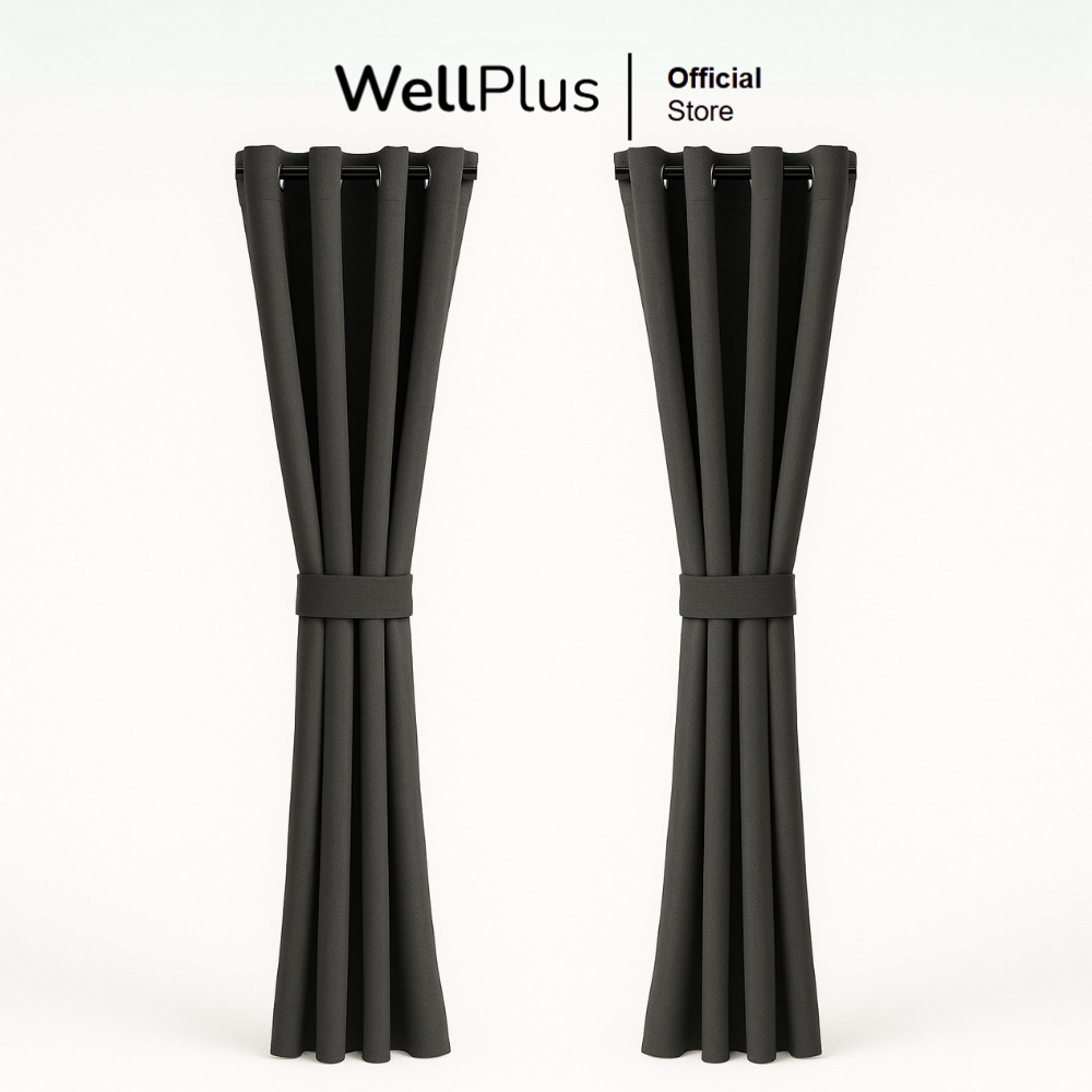 Wellplus ผ้าม่านตาไก่ช่วยกันแสงแดดและรังสี UV ได้มากถึง 99% ลดอุณหภูมิห้องทำให้ไม่ร้อน ช่วยให้ห้องเย็นขึ้น