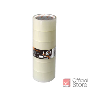 Elephant เทปปิดกล่อง เทป OPP หน้ากว้าง 48 มม. ยาว 45 หลา ติดแน่นทนทาน – จำนวน 1 แพ็ค (6 ม้วน)