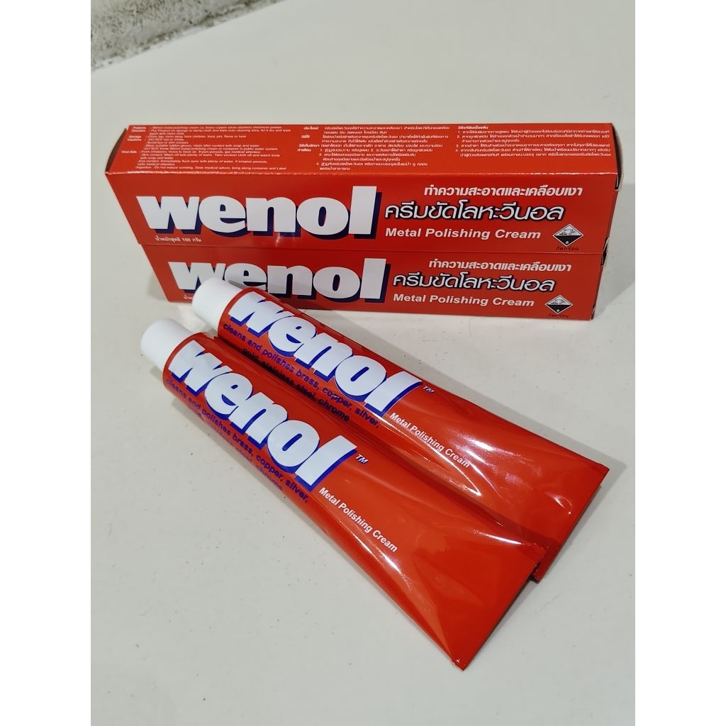 ครีมขัดเงา-โลหะ Wenol ขนาด 100กรัม.