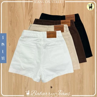 Babarry Style กางเกงขาสั้น ผญ รุ่นเรียบคลาสสิค (Classic) ผ้านุ่ม ใส่สบาย ยาว 14 นิ้ว V-T