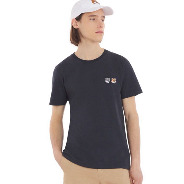 Maison Kitsune’เสื้อยืดดับเบิ้ลฟ็อกเฮด - รูปที่ 5