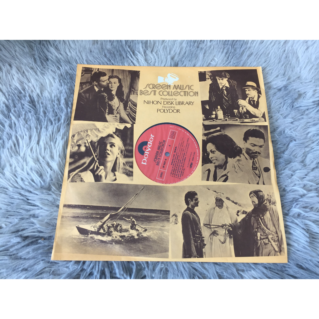 SCREEN MUSIC BEST COLLECTION JP 907-8 ขนาด 12 นิ้ว LP G185.84