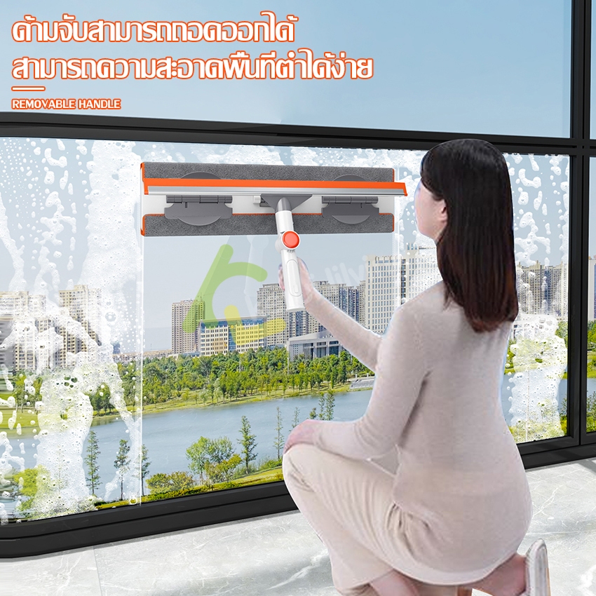 ไม้รีดนํ้า ที่ปาดทําความสะอาด หน้ากว้าง 29cm ไม้รีดน้ำกระจก ด้ามจับถนัดมือ - รูปที่ 6