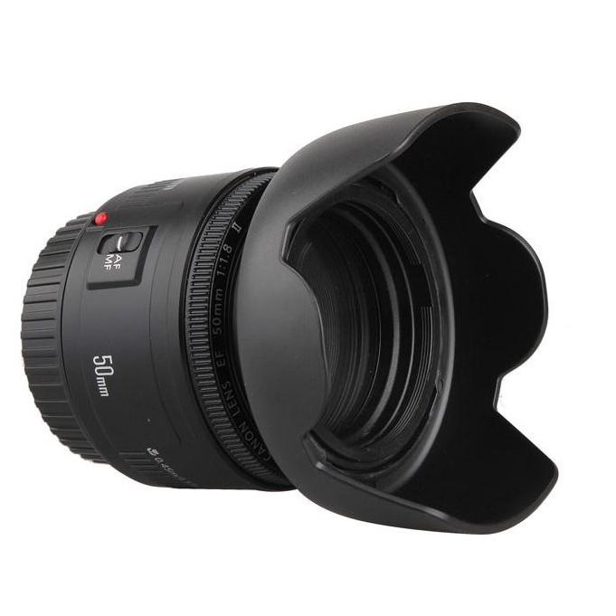 ฮูดเลนส์ ES-62 Hood for Canon EF 50mm f1.8 II YN50mm F1.8 YN35mm F2.0 Canon แคนนอน YN50C YN35C