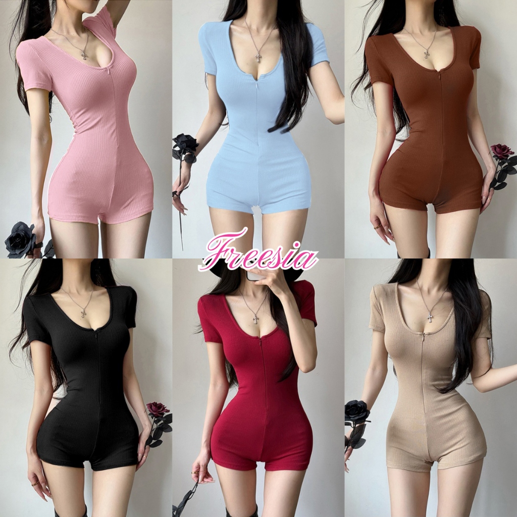 เสื้อแขนสั้น เสื้อยืดแขนสั้น ทั้งหมด7สี ทรงเข้ารูป ไหล่ตรง สไตล์สาวฮอต#92400