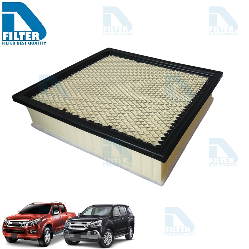 D Filter กรองอากาศ ใช้สำหรับ Isuzu D-max,Mu-x 2012-2024 (เครื่อง 3.0),D-max 2020-2024 (เครื่อง 1.9,3