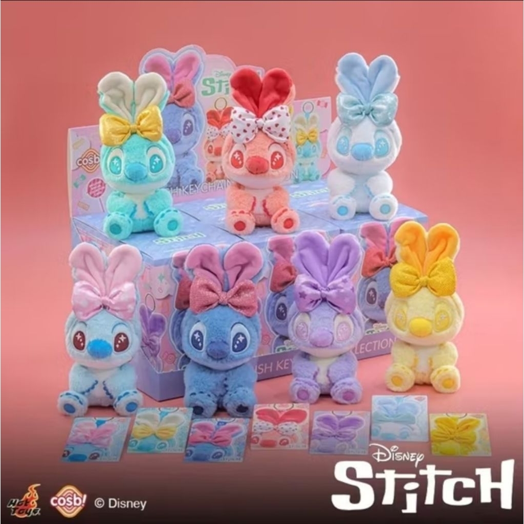 Stitch Cosbi Plush Keychain collection น้องสติชหูยาวสุดน่ารัก