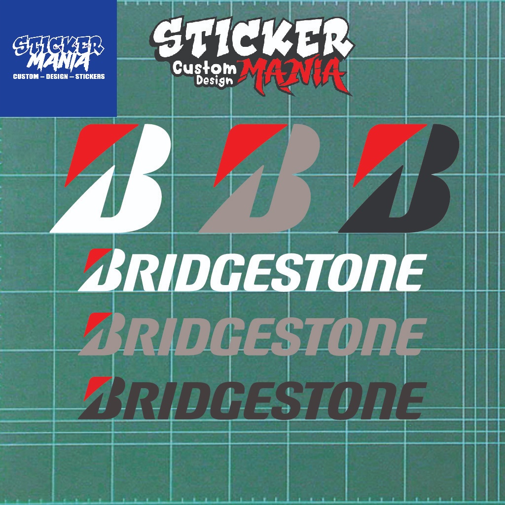 สติกเกอร์ bridgestone สติกเกอร์แต่งรถ สามารถติดได้กับรถทุกรุ่น สติกเกอร์ยางซิ่ง