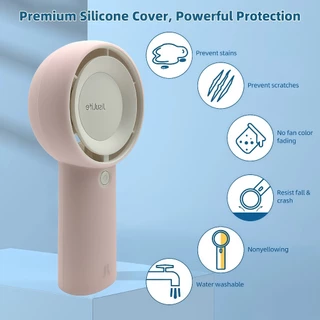 เหมาะสำหรับ jisulife5 plus สามารถซักได้ พัดลมมินิพัดลมมือถือความเร็วสูง ฝาครอบป้องกันซิลิโคน