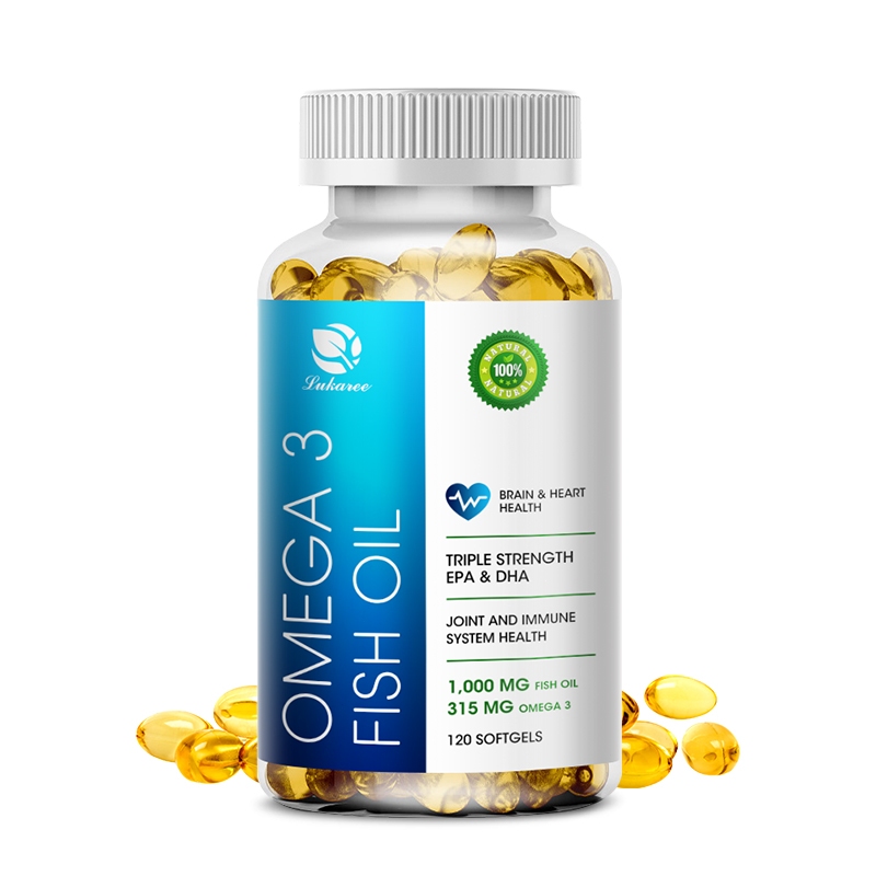 Lukaree Fish Oil Omega3 Capsules น้ำมันปลา โอเมก้า3 บำรุงสมอง สมอง ข้อต่อ และสุขภาพหัวใจและหลอดเลือด