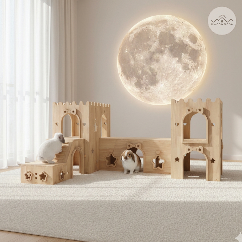 ปราสาทกระต่าย รุ่น ดวงดาว [WOOD&MOOD]