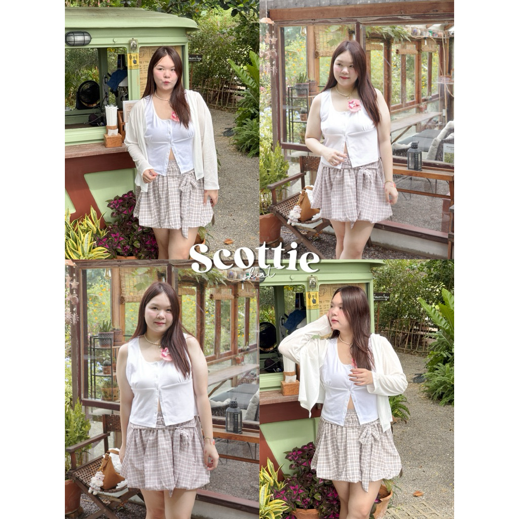 New in' Scottie Ballon Skirt