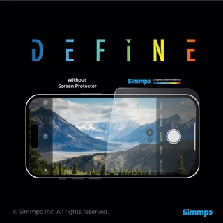 Simmpo ฟิล์มกระจกสำหรับ iPhone 17 / Air / 17 Pro / 17 Pro Max / 16 Pro / 16 Pro Max รุ่น Anti-Blue Light (Privacy)