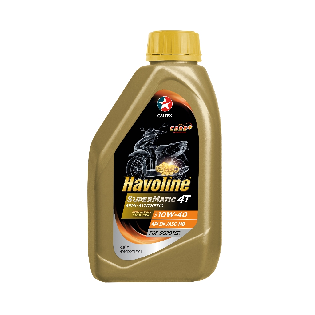 น้ำมันเครื่อง CALTEX Havoline SuperMatic 4T Semi-Synthetic 10W-40