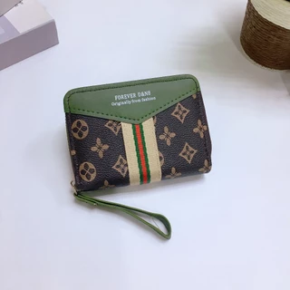 DD081#กระเป๋าสตางค์ใบสั้น 📌มีซิปใบสำหรับใส่เหรียญ 📌มีช่วงใส่บัตรงทั้งหมด4ช่อง 📌วัดสุด:หนังPU รุ่นใหม่！มาใหม่