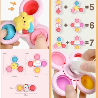 ✨ส่งไว🚚 สปินเนอร์ 3 ชิ้น/ชุด สุดน่ารัก สีสันสวย คุณภาพดี ของเล่นที่ช่วยเพิ่มสมาธิ และลดความเครียด🔆