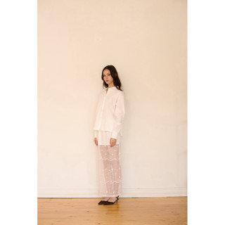 Lollily maxi skirt กระโปรงลูกไม้โปร่ง (พร้อมส่ง) สินค้าขายดี