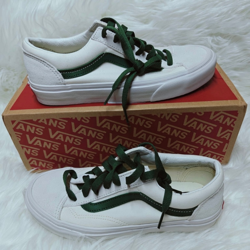 [ของแท้ 100%] Vans Style 36 vans Green Authentic 100%
