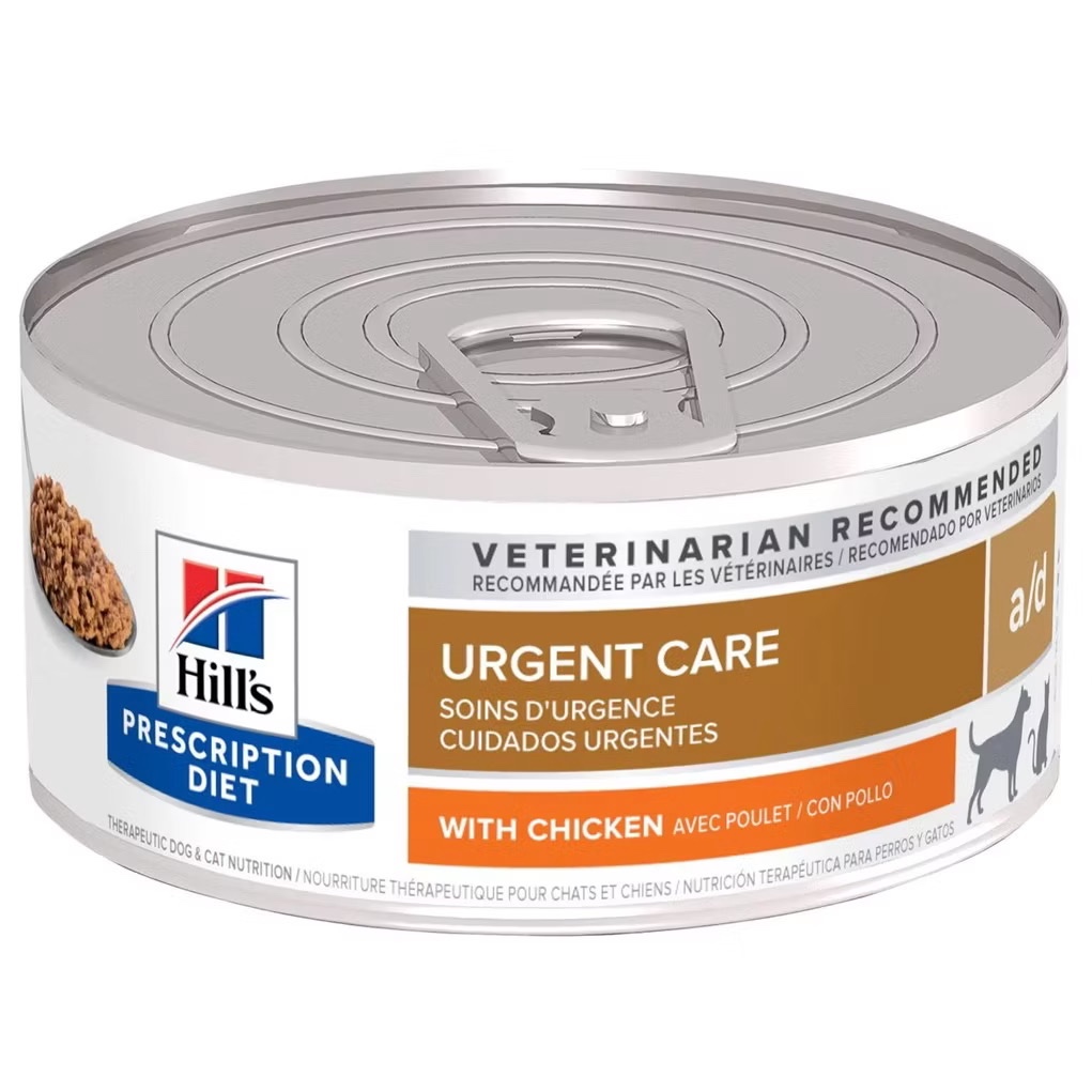 (6 กป/12 กป/24 กป) Hill’s a/d Urgent Care 156 g อาหารเปียกสำหรับสุนัขแล้วแมว ป่วย พักฟื้น ผ่าตัด Exp