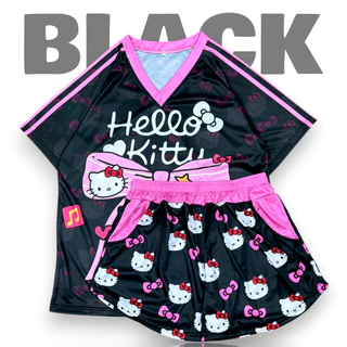 ( OAFSSET13 ) ชุดเซท คอวี Hello คิตตี้โบว์ 3สี sport ฟรีไซส์/พลัสไซส์