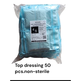 Hivan Top dressing ไฮแวน ก๊อซหุ้มสำลี และไม่หุ้ม 50 ชิ้น ก๊อซเดรส ซิ่งท็อปเดรสซิ่ง